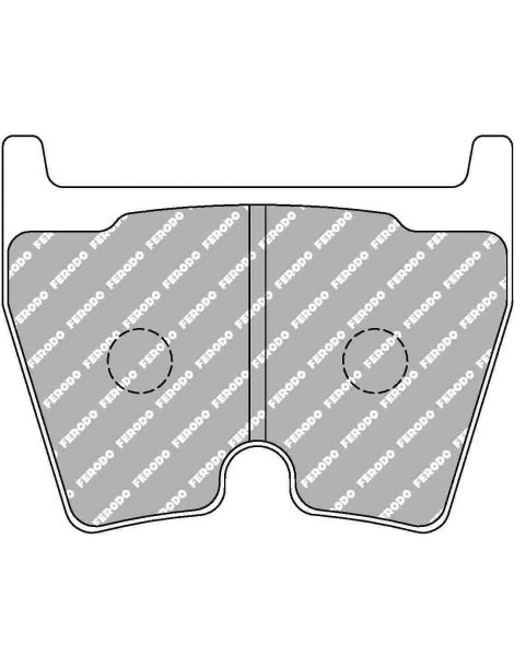 AUDI RS6 Avant (C5) V8 4.2 2002-2005 Plaquettes de frein avant FERODO DS2500 (le jeu)