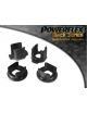 BMW E39 520 à 530 Kit 2 inserts durs POWERFLEX BLACK SERIES Avant de traverse arrière