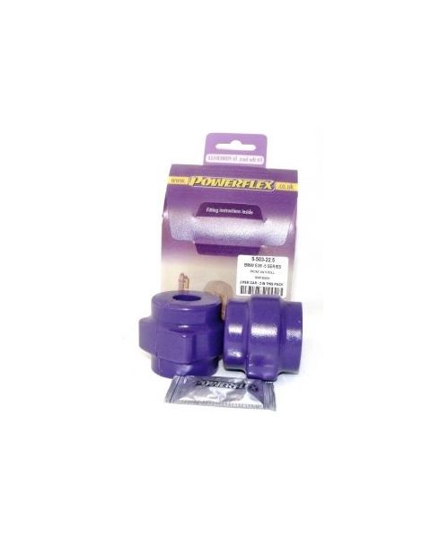 Kit 2 harte Silentblßcke POWERFLEX PERFORMANCE Wankstabilisator vorne 22,5 mm für BMW E39 520 530
