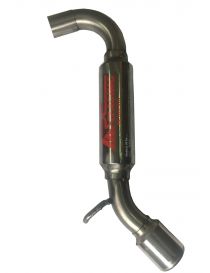 Codice articolo RC RACING ET385-GN Silenziatore di scarico in acciaio inossidabile