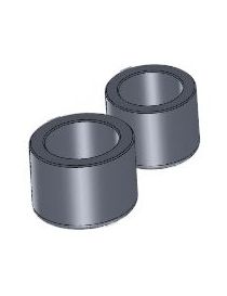 HISPEC 6-zuiger aluminium set voor R132-6 remklauw: 3x31mm + 1x31mm hol + 2x38mm