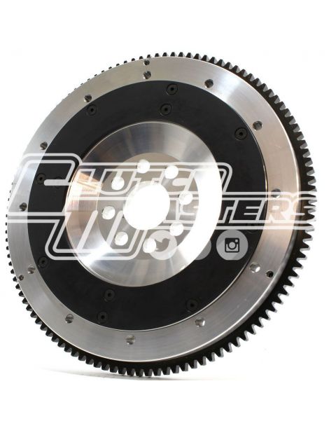 Volant moteur allégé aluminium CLUTCH MASTERS taillé dans la masse pour embrayage bi-disques 184mm référence FW-140-TDA