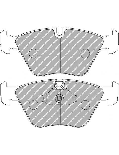 BMW M3 (E46) inclus CSL 3.2 24V S54B32 06/2000-07/2006 Plaquettes de frein avant FERODO DS2500 (le jeu)