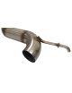 RC RACING part number and362-GA Stainless steel exhaust silencer