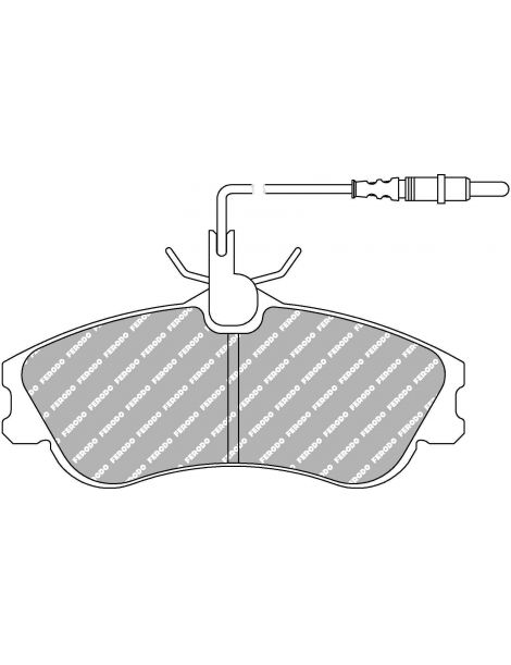 CITROEN Xsara VTS 2.0 16V à partir de 1997 Plaquettes de frein avant FERODO DS2500 (le jeu)