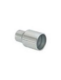 Ø102mm Sortie de silencieux ronde longueur 180mm pour tube diamètre 60.3mm