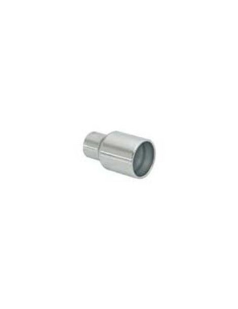 Ø102mm Sortie de silencieux ronde longueur 180mm pour tube diamètre 60.3mm