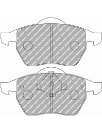 AUDI S3 (8L) 1.8T 20V Quattro 11/1998-06/2003 Plaquettes de frein avant FERODO DS2500 (le jeu)