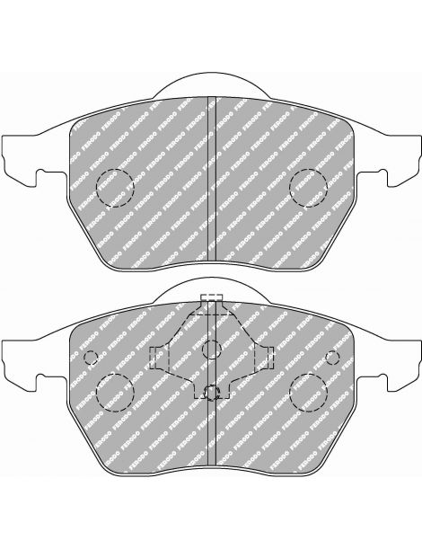 AUDI S3 (8L) 1.8T 20V Quattro 11/1998-06/2003 Plaquettes de frein avant FERODO DS3000 (le jeu)