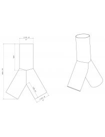 101.6mm - 2 en 1 (Y) aluminium REDOX