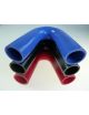 Gomito in silicone a 3 strati da 30 mm - 135°? REDOX