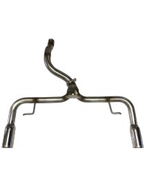 RENAULT CLIO GORDINI RS 2.0 203hp 2010- RC RACING Tubo di scarico in acciaio inossidabile