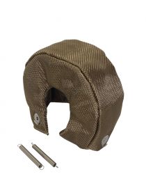 Titanium thermal insulation for GARRETT T3/GT30/GT32/GT35/GT37 turbochargers and equivalent models