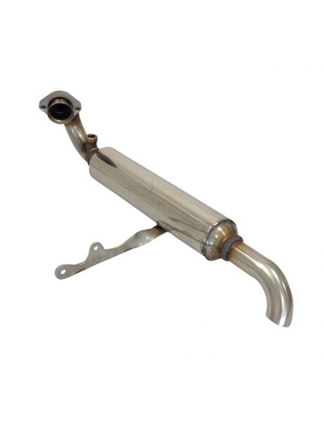 RC RACING Group N stainless steel silencer w/ hidden 38mm diameter outlet for SMART ROADSTER 452 0.7 82hp 02/2003-11/2005