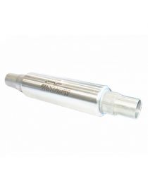 50mm male - RC RACING stainless steel silencer, weldable, 101mm body, 630mm total length