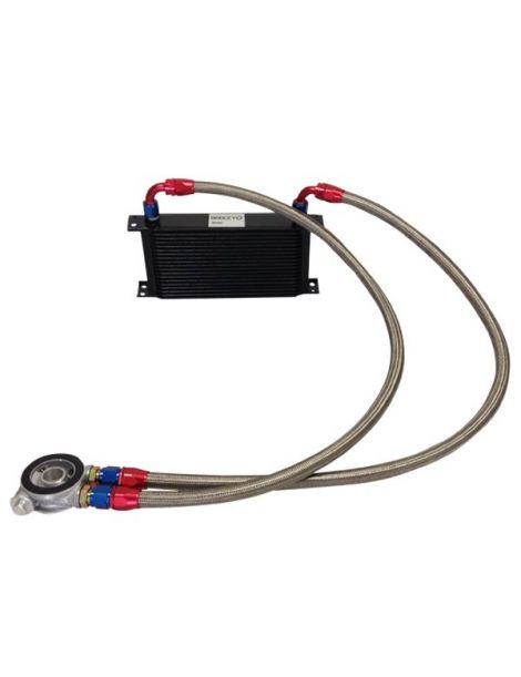 BREEZY DASH10 235mm 19-row matrix oil radiator kit, MOCAL 99A deg C thermostatic plate