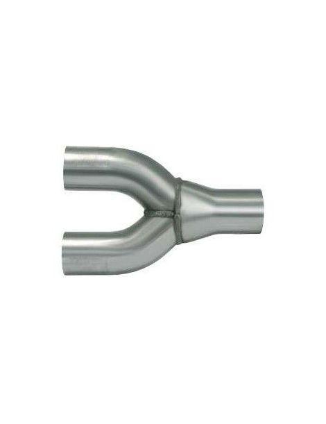 2 in 1 in acciaio inossidabile (Y) con ingresso da 60/3 mm e uscita da 60+