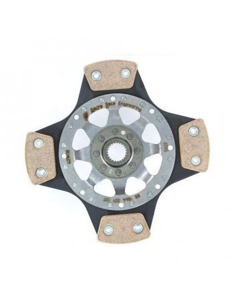 Disque embrayage renforcé métal fritté rigide 4 patins SACHS PERFORMANCE diamètre 240mm, 28 cannelures, moyeu 28.1x30.5mm