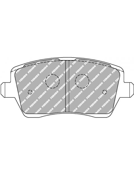 Plaquettes de frein FERODO DSUNO référence FCP1617Z (le jeu)