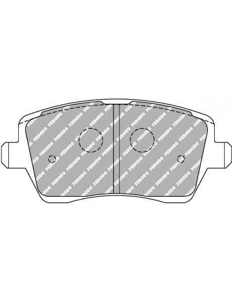 Plaquettes de frein FERODO DSUNO référence FCP1617Z (le jeu)