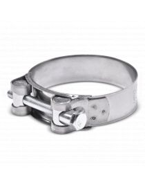 Reinforced collar, diameter 74-79mm, in AISI 304 stainless steel