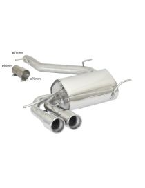 Silencieux inox RAGAZZON EVO LINE pour AUDI S3 Sportback (8P) 2.0 TFSI Quattro 265cv 06/2008-03/2013 