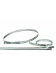 Kit 6 colliers de serrage inox 450mm COOL IT pour toile, bande et ruban isolant d'échappement