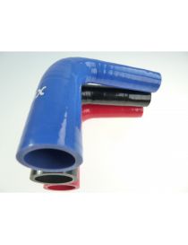 65-70 mm - 90° siliconen verloopstuk, 4-laags REDOX, lengte 125 mm