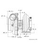 Turbo GARRETT GTX3076R GEN2 sur roulements, carter échappement : A/R .82, collecteur T3, descente V-Band 3", wastegate externe