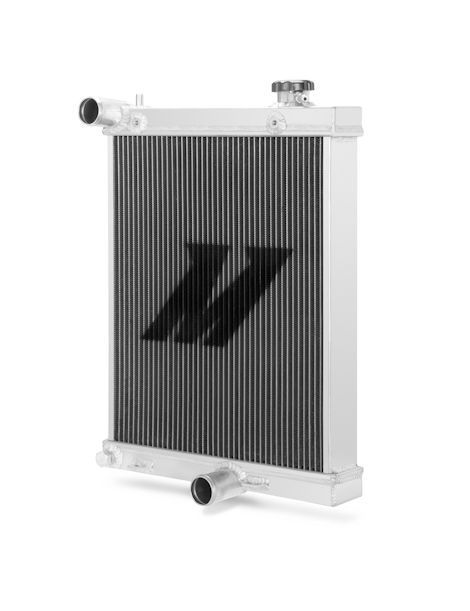 Radiateur eau aluminium MISHIMOTO "Half-size" (demi radiateur) pour Mitsubishi Lancer Evolution VII/VIII/IX 7/8/9