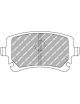 AUDI RS4 Quattro (8EC, B7) 4.2 BNS 420cv 09/2005-06/2008 Plaquettes de frein arrière FERODO DS2500 (le jeu)