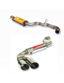 AUDI S3 3p et Sportback 8P 2.0 TFSi 265CV 2006-2012 Ligne catback resonated RC RACING 2x73mm polies