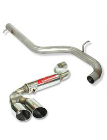 AUDI S3 3/5p 8P 2.0 TFSi 265CV 2006-2012 Ligne catback non-resonated 2x73mm polies RC RACING