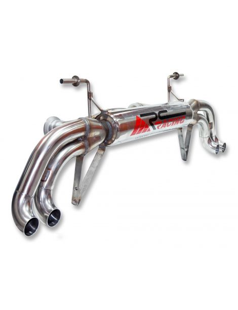 Silencieux inox Groupe N RC RACING référence ETR8V8-GN