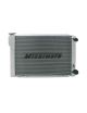 Radiateur eau aluminium MISHIMOTO universel 686 x 483 x 76mm avec entrée (38mm) et sortie (45mm) du même côté