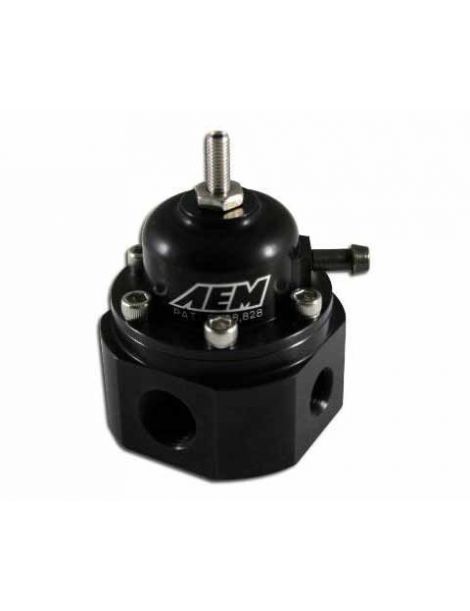 AEM Performance Electronics Adjustable Fuel Pressure Regulator AEM universal from 1.4 bar up to the pump's maximum 25-302BK