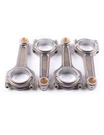 144.00 x 21.00 x 51.60 x 25.00mm - Kit 4 bielles acier 817M40T forgees en H ZRP avec vis 3/8" ARP L19