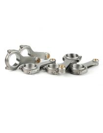 142.50 x 22.00 x 52.00 x 24.00mm - Kit 6 bielles acier 817M40T forgees en H ZRP avec vis 3/8" ARP L19