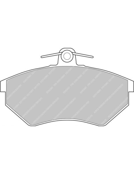 Plaquettes de frein FERODO DS3000 référence FCP774R (le jeu)