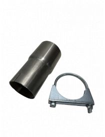 75 - 64mm - Stainless steel reducer, length 150mm