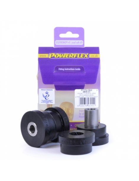 Kit 2 silent bloc durs POWERFLEX PERFORMANCE de bras avant pour BMW X3 (E83)