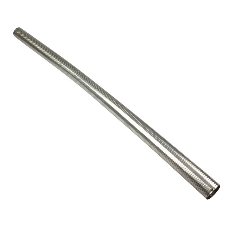 TUBE D'ÉCHAPPEMENT LONG 50CM MÂLE-FEMELLE EMMANCHEMENT - INOX - DIAMÈTRE  63MM