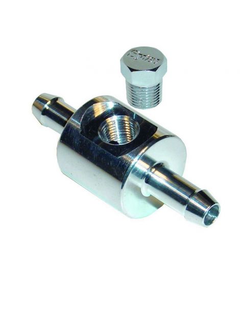 Adaptateur / té de dérivation 8mm pour sonde pression essence avec taraudage 1/8" NPT