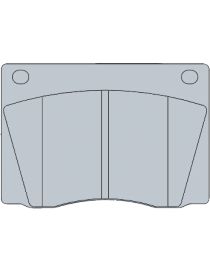 Plaquettes EBC standard pour étriers avants HISPEC Billet 4 (le jeu)
