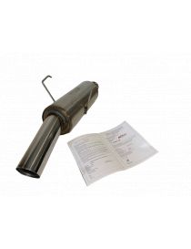 PEUGEOT 106 1.6 16V GTI 118cv 96-99 Silencieux homologue route inox RC RACING