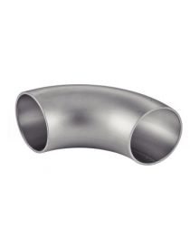 Gomito 90° 1.5D laminato saldato in acciaio inox 304L, diametro esterno 38mm, spessore 1.5mm