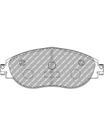 VOLKSWAGEN Golf 7 R 2.0 16V 4Motion 11/2013- FERODO DS2500 front brake pads (set)