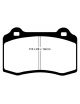 PEUGEOT 406 Coupé V6 3.0 03/1997-12/2004 Plaquettes avants EBC Brake ® Jaune/Yellowstuff (le jeu)