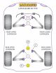 LOTUS Elise S2 111R 1.8 16V 2ZZ-GE 192cv 01/2004- Kit silent bloc durs POWERFLEX Performance, emplacement au choix