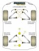 LOTUS Elise S2 111R 1.8 16V 2ZZ-GE 192cv 01/2004- Kit silent bloc durs POWERFLEX Black Series, emplacement au choix